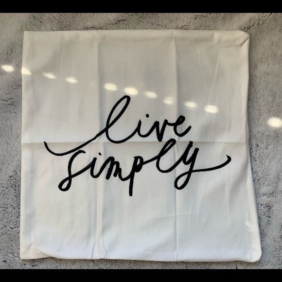 Live Simply Pillow Cover - Picture 2 of 4